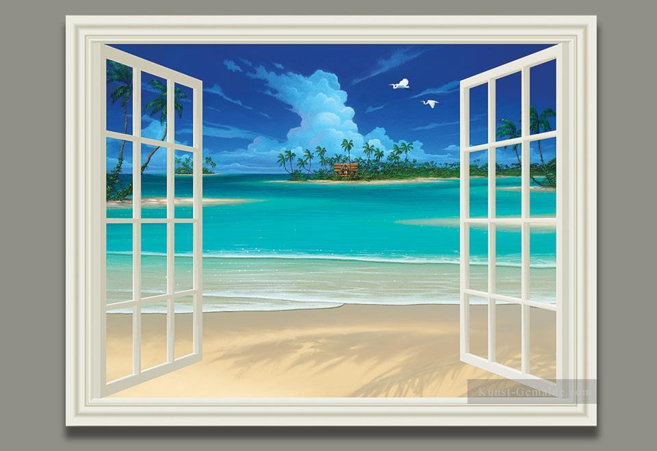 Seascape Painting Sommer Breeze Zauber 3D  Ölgemälde